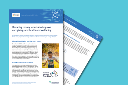 Research Snapshot | Healthier Wealthier Families