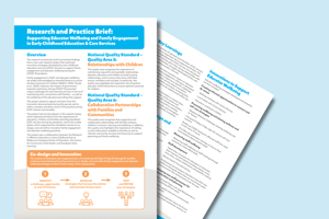 Supporting Educator Wellbeing and Family Engagement in Early Childhood Education and Care Services