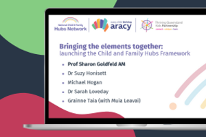 Bringing the elements together: launching the Child and Family Hubs Framework