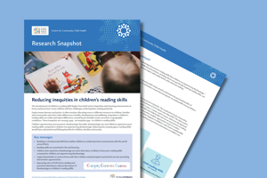 Reducing Inequities in Children's Reading Skills