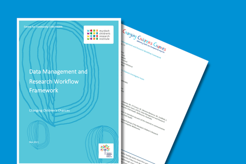 Data Management and Research Workflow Framework - Changing Children's Chances cover page