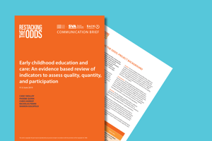 Early Childhood Education and Care: An Evidence-Based Review of Indicators to Assess Quality, Quantity and Participation