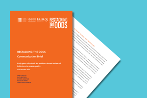 Early Years of School: An Evidence Based Review of Indicators to Assess Quality