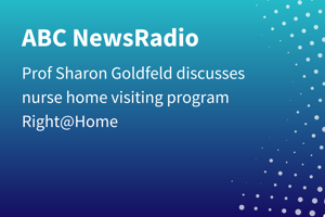 Sustained nurse home visiting supports health, development and wellbeing