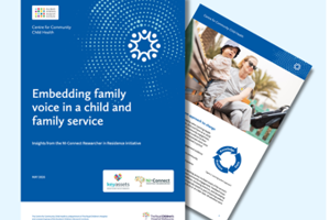 Embedding family voice in a child and family service